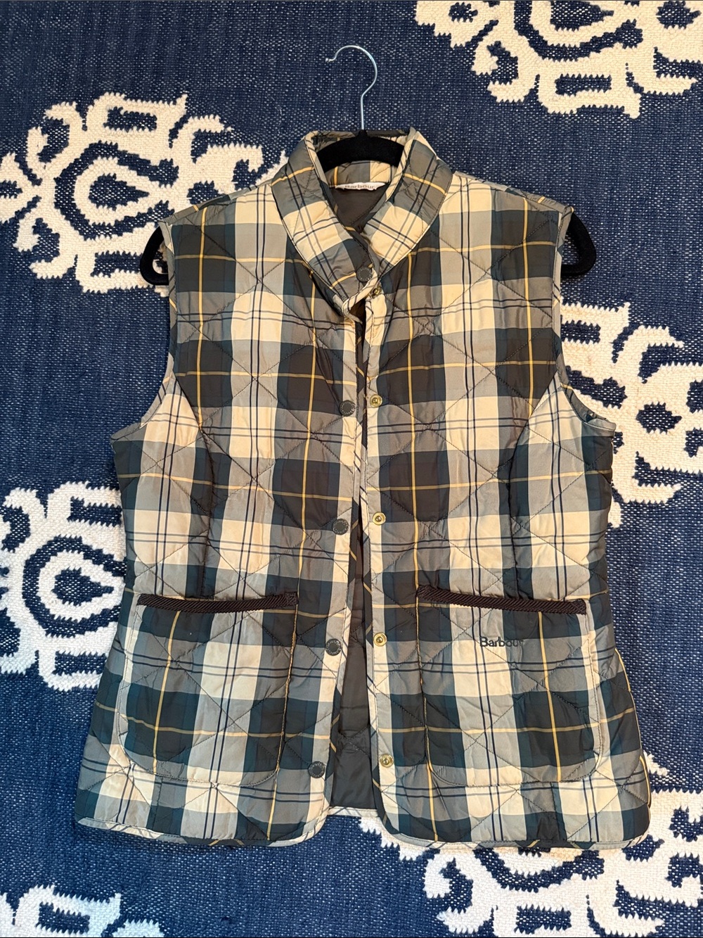 Barbour Ancient Tartan Plaid Vest